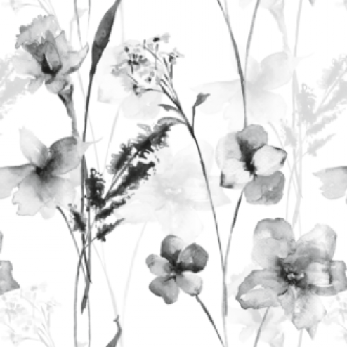 Wild Flowers (B&W) - Sample Kit