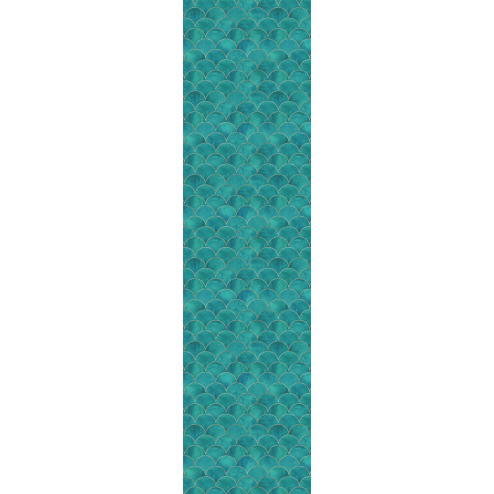 Turquoise Tile - Furniture Wrap