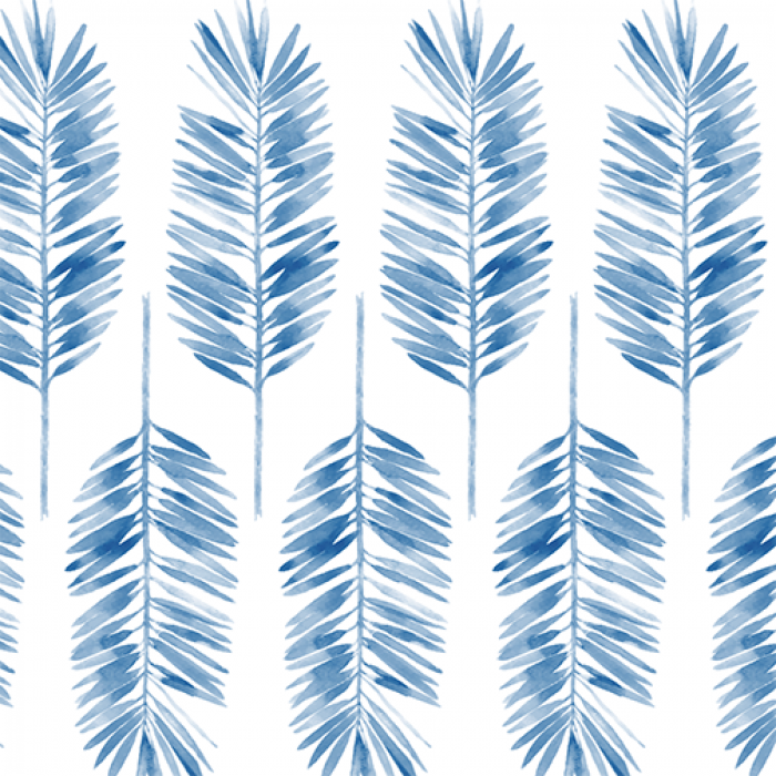 Blue Palms Pattern - Sample Kit - Sample Kits - Search Art