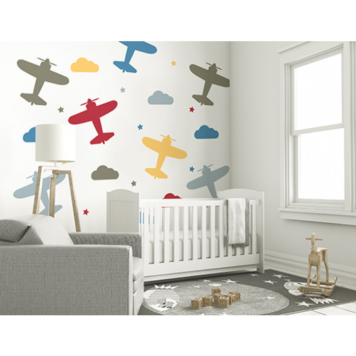 Plane Decal Set Kids Spaces And Nursery Search Art