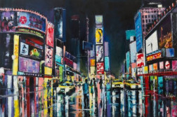 New York, original oil painting