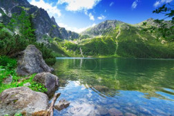 Eye of the Sea lake in Tatra mountains