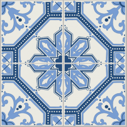 Blue Mosaic Pattern - Sample Kit