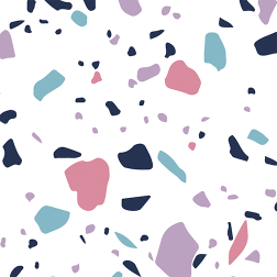 Confetti Pattern - Sample Kit-Colorful with white background