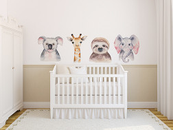 Watercolor Animals Decal