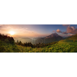 Roszutec peak in sunset - Slovakia mountain Fatra