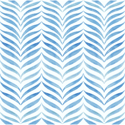 Blue Watercolor Wings Pattern - Sample Kit