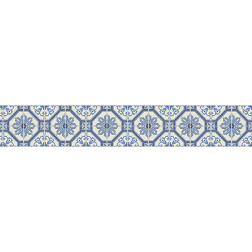 Mosaic Tile (Blue) - Stair Wrap