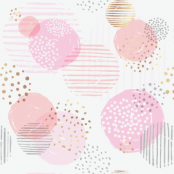 Circles Pattern - Sample Kit-Pink