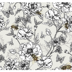 Honeybee Floral Pattern - Sample Kit