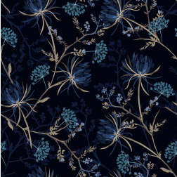 Dark Garden Night Pattern - Sample Kit