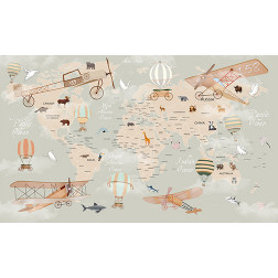 Illustrated World Map